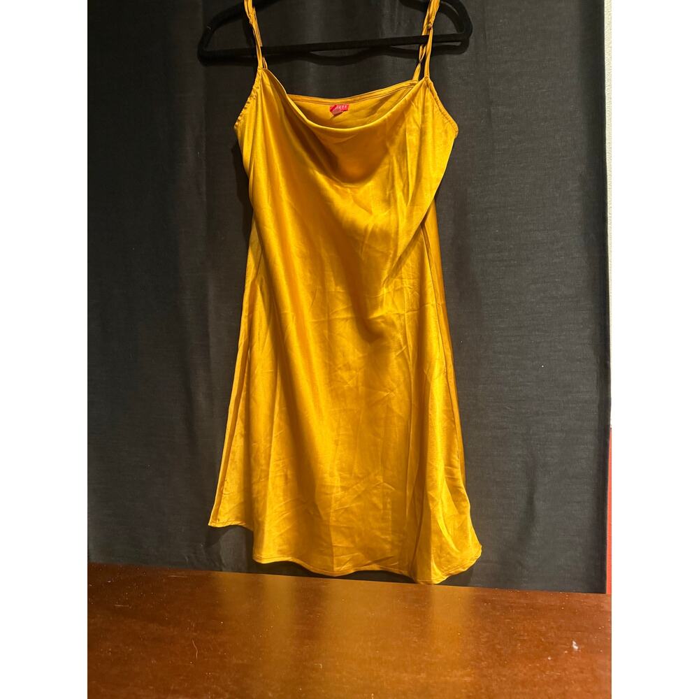 Guess Vintage Gold Satin dress